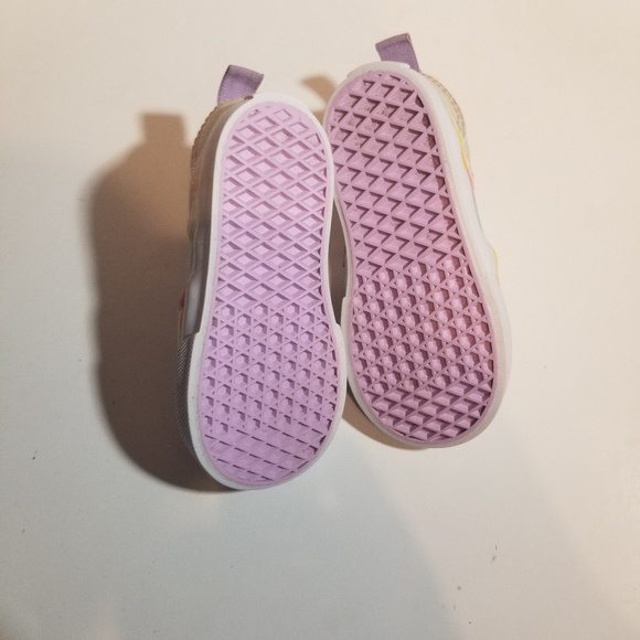 Vans Asher V Unicorn Toddler Size 6 Purple - Picture 8 of 8